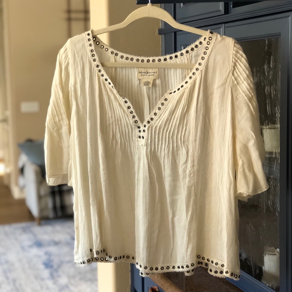 Denim & Supply White Blouse